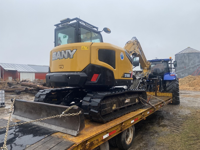 Sany SY80U Excavator/Mulcher package 