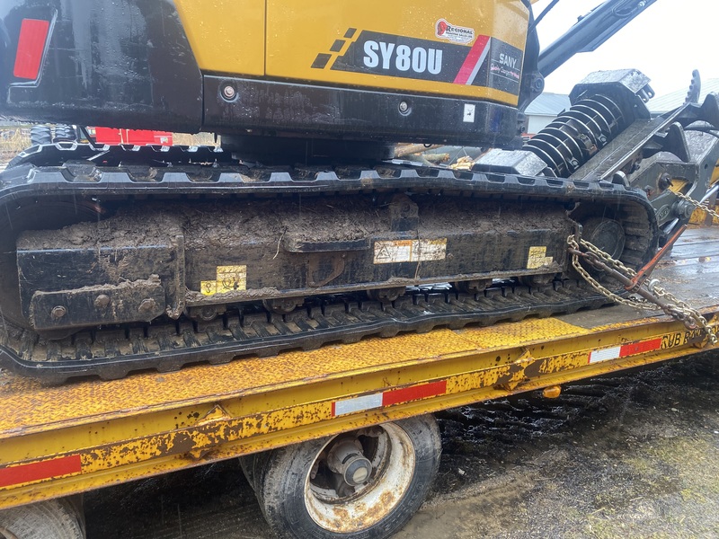 Sany SY80U Excavator/Mulcher package 