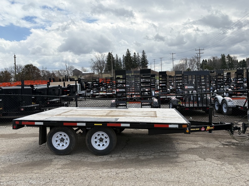 Cargo, Utility Trailers  2024 Miska Sportsman 12' Flatbed Trailer Photo