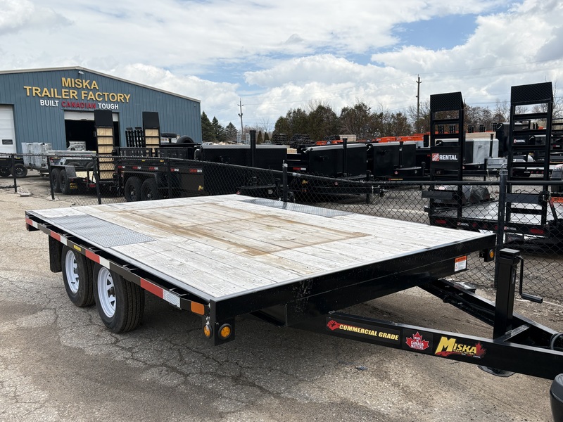 2024 Miska Sportsman 12' Flatbed Trailer
