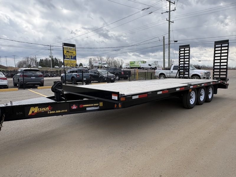 Cargo, Utility Trailers  2024 Miska 10 Ton Tri-Axle Flatbed Trailer Photo