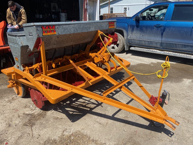 Planting  Minneapolis-Moline 10 Run Seed Drill Photo