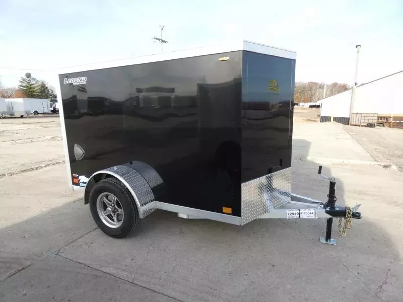 2025 5x9 Legend Enclosed Trailer (Black)