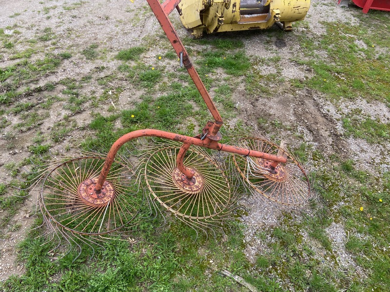 Hay/Forage/Livestock  3 Wheel Rake - 3PT Photo