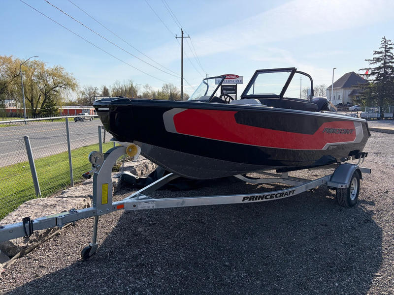 Princecraft Boats  2026 Princecraft Sport 175 (Black/Red) Photo