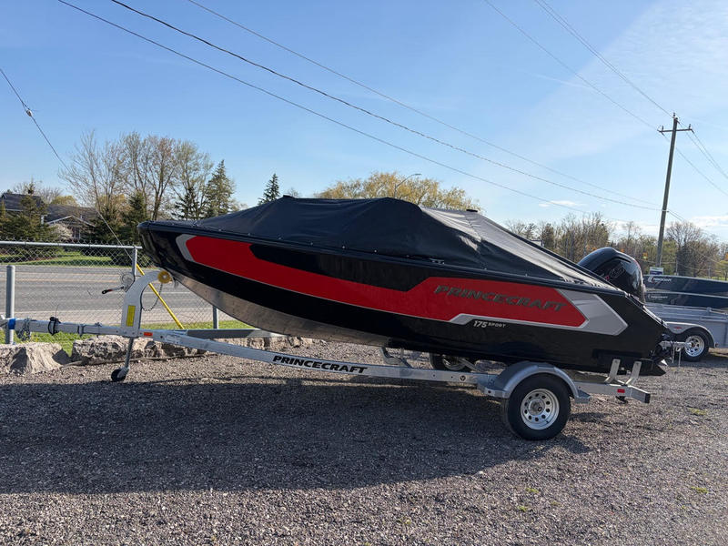 Princecraft Boats  2026 Princecraft Sport 175 (Black/Red) Photo