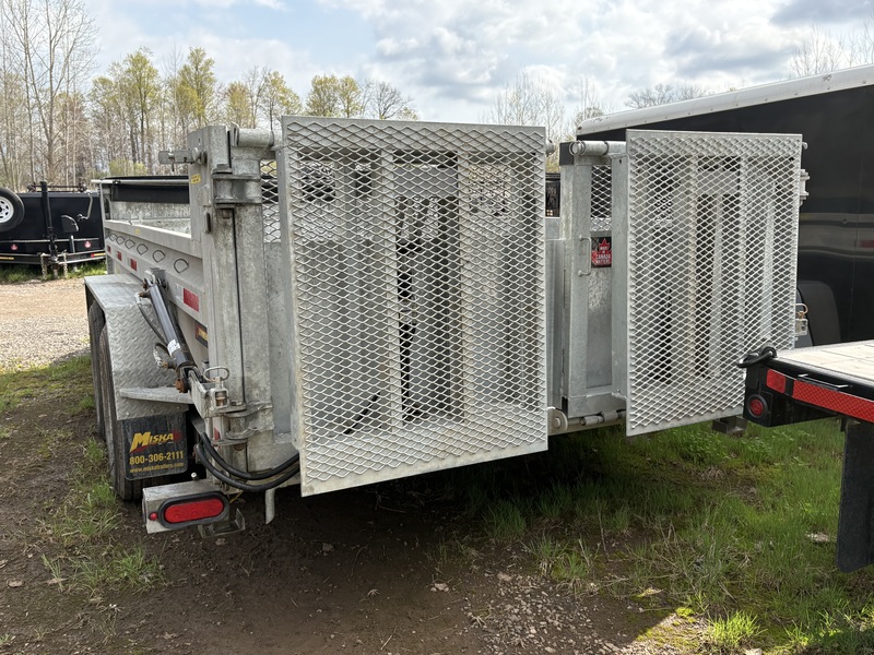 Cargo, Utility Trailers  2026 Miska 8 Ton Galvanized Dump Trailer Photo