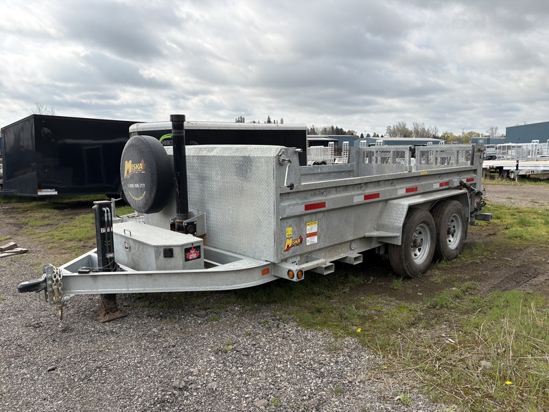 Cargo, Utility Trailers  2026 Miska 8 Ton Galvanized Dump Trailer Photo