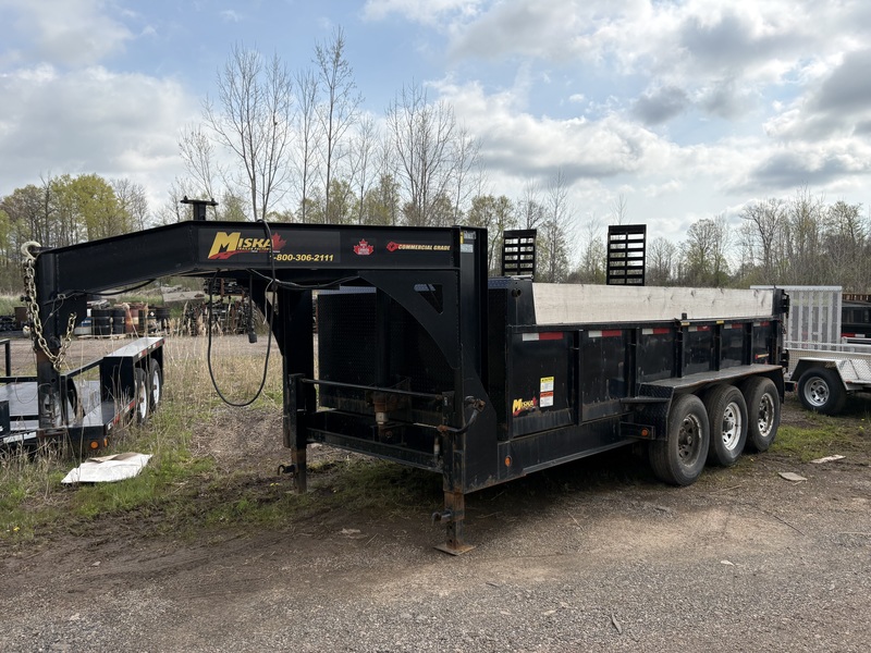 2022 Miska 10 Ton Gooseneck Dump Trailer