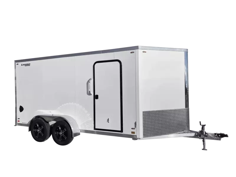 2026 7x21 Legend Enclosed Trailer (White)