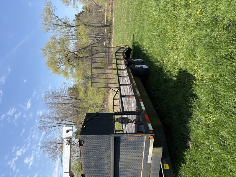 Trailer with crane for sale 