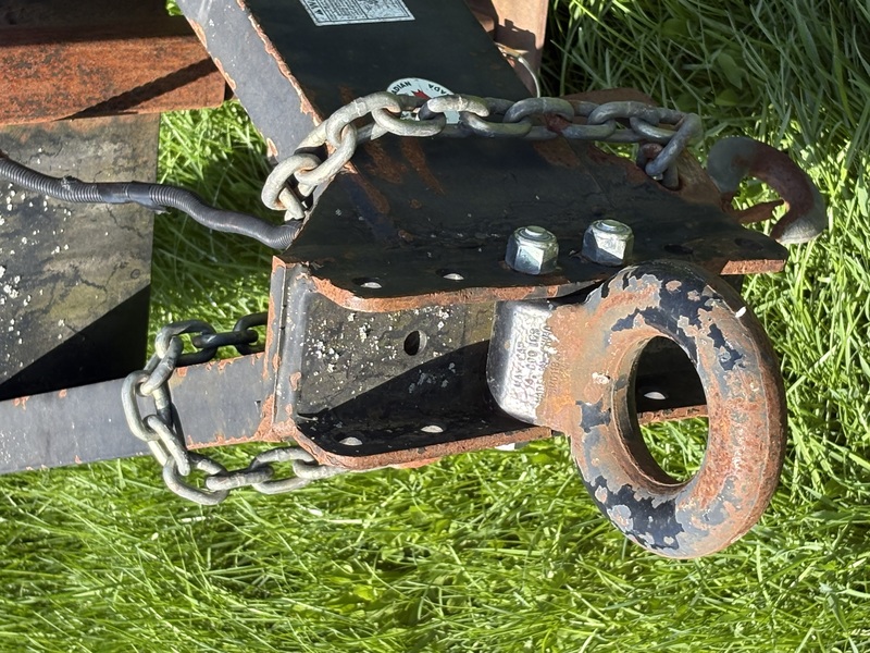 Trailer with crane for sale 
