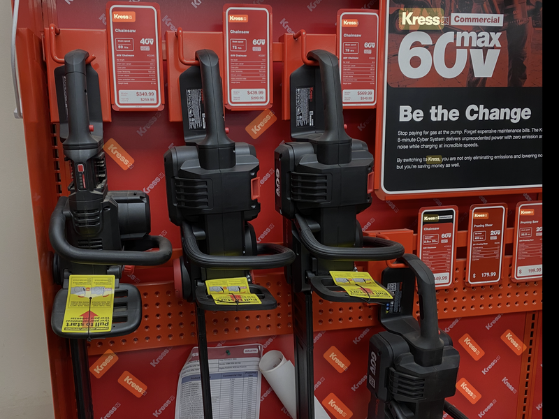 Kress 60V Tools in stock 