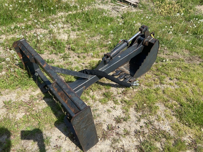 Hydraulic Backhoe - Skid Steer Quick Attach