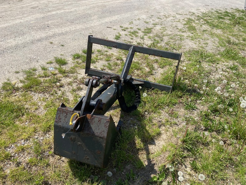 Attachments  Hydraulic Backhoe - Skid Steer Quick Attach Photo