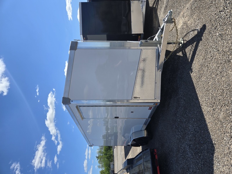 Enclosed Trailers  2027 7x16 Ideal Cargo Enclosed Trailer (White) Photo