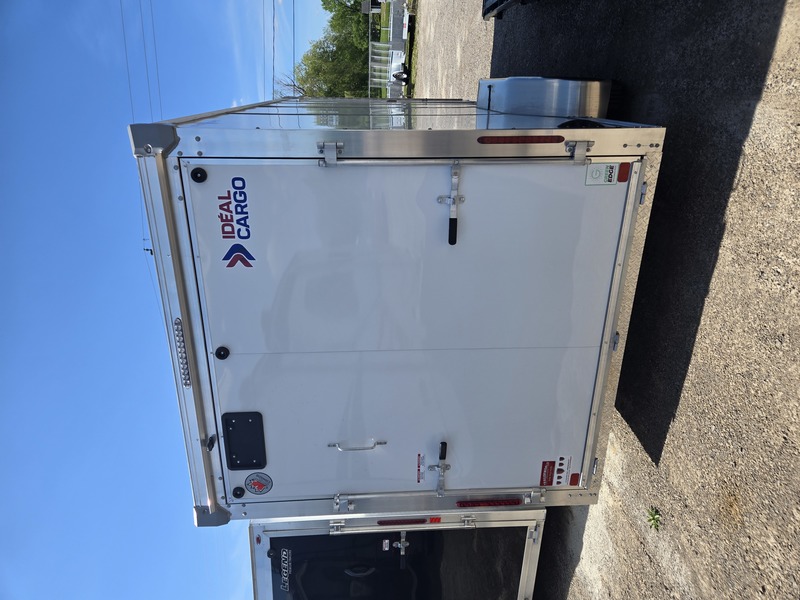 Enclosed Trailers  2027 7x16 Ideal Cargo Enclosed Trailer (White) Photo