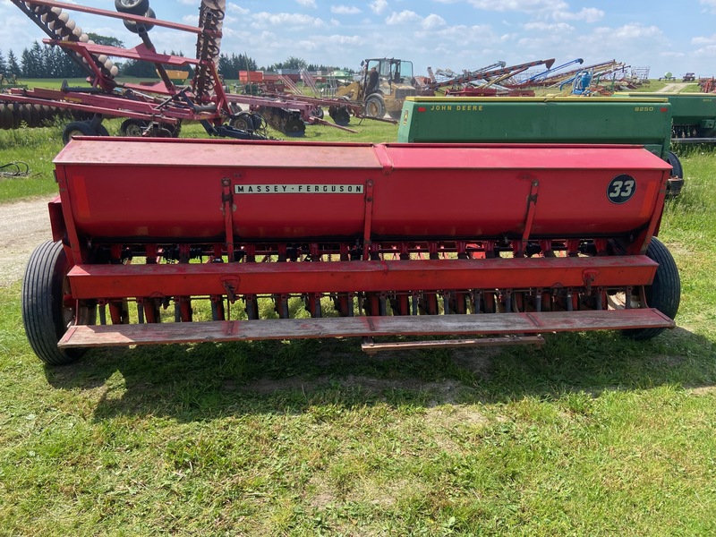Planting  Massey Ferguson 33 Seed Drill - 17 Run Photo