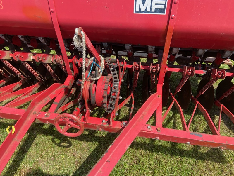 Planting  Massey Ferguson 33 Seed Drill - 17 Run Photo