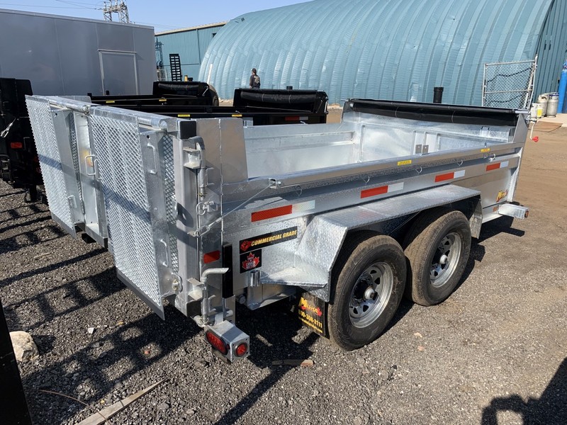 Cargo, Utility Trailers  2026 Miska 12' Galvanized Contractor Dump Trailer Photo