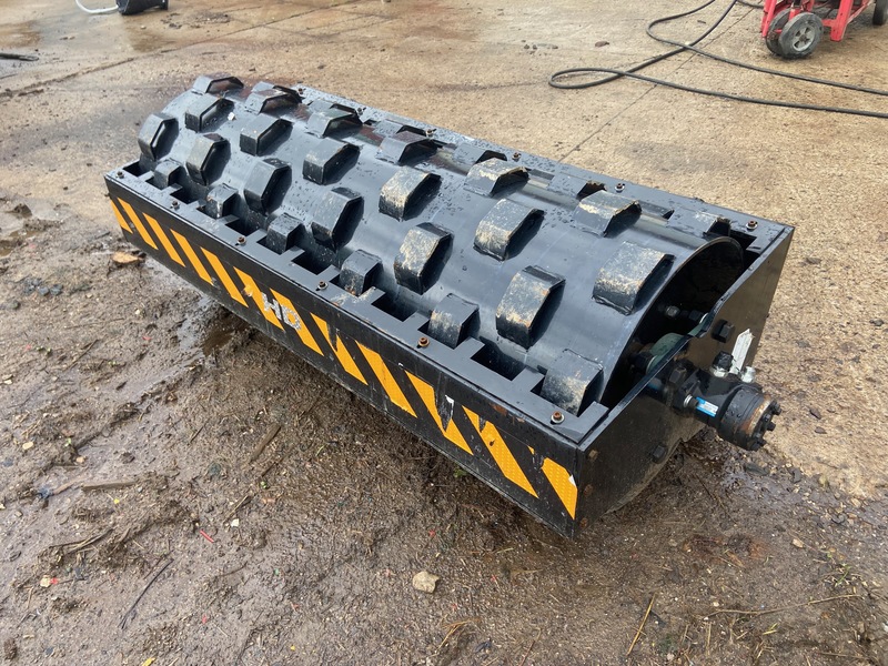 Attachments  Skid Steer Vibrating Pad Roller - 5FT Photo