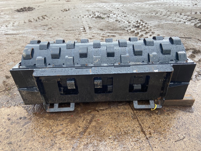 Attachments  Skid Steer Vibrating Pad Roller - 5FT Photo