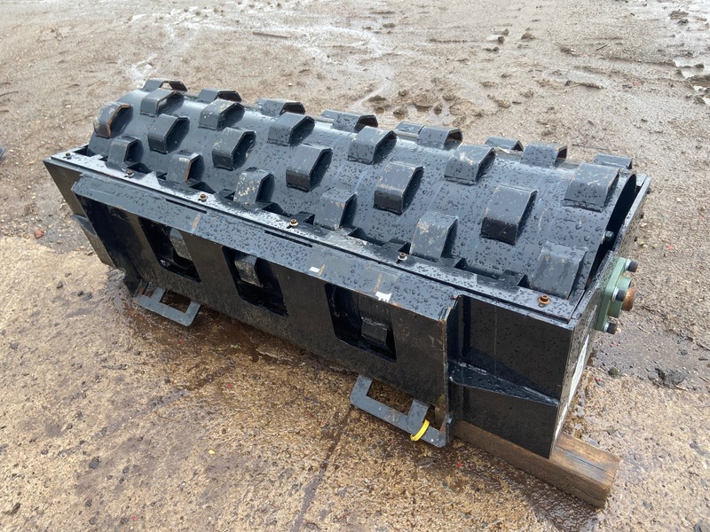 Attachments  Skid Steer Vibrating Pad Roller - 5FT Photo