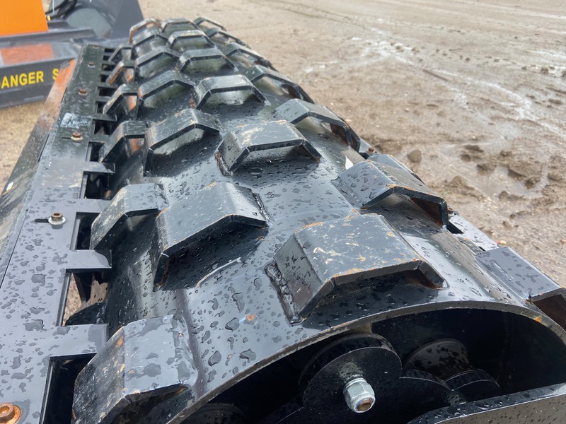 Attachments  Skid Steer Vibrating Pad Roller - 5FT Photo