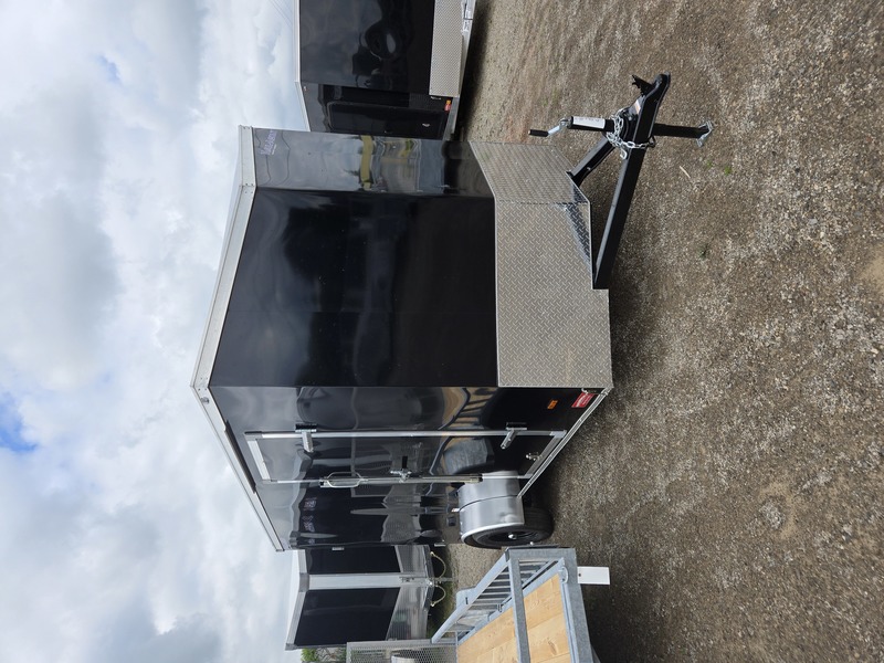 2027 6x12 Haul-About Cougar Enclosed Trailer (Black)