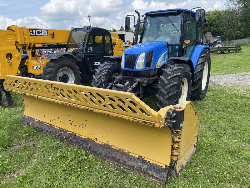 New Holland T5060 Tractor with HLA Edge Flex 10-15 Plow 