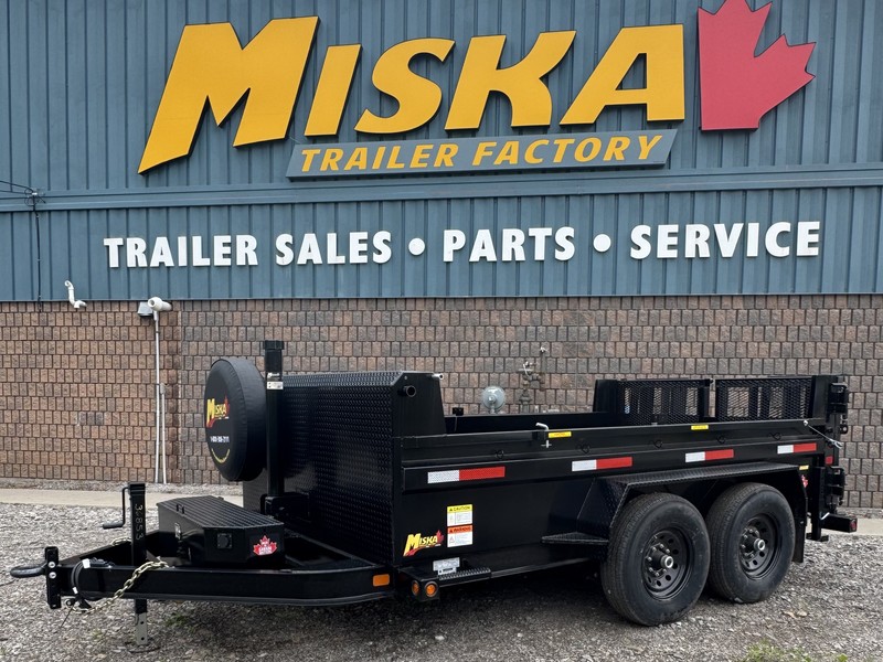2026 Miska 6 Ton Contractor Dump Trailer