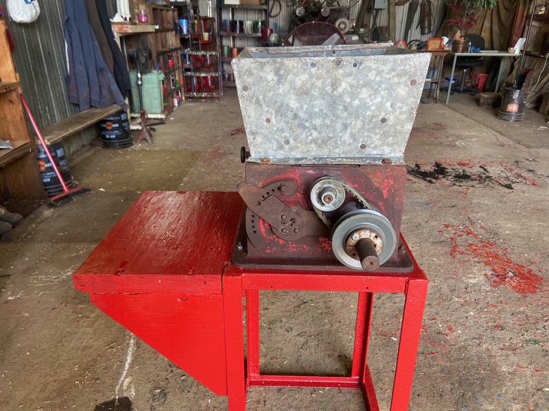 Hay/Forage/Livestock  Small Roller Mill - 4' x 28" Photo