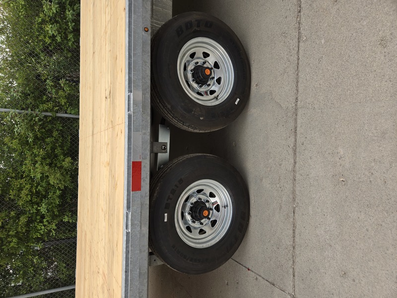 Utility Trailers  96"x22' Duratrail Galvanized Deckover Trailer Photo