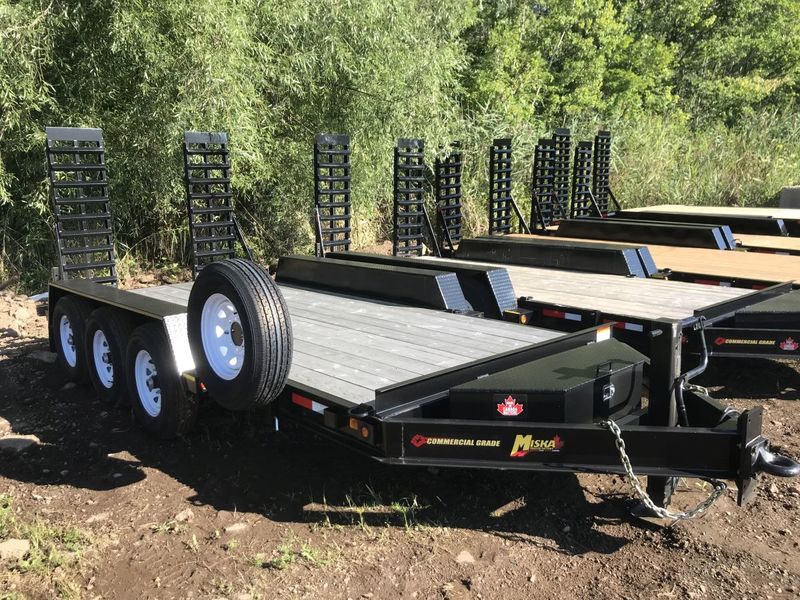 2026 Miska 16' Tri-Axle Equipment Float Trailer