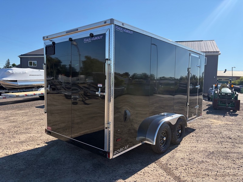 Enclosed Trailers  2027 7x16 Haul-About Bobcat Enclosed Trailer (Black) Photo
