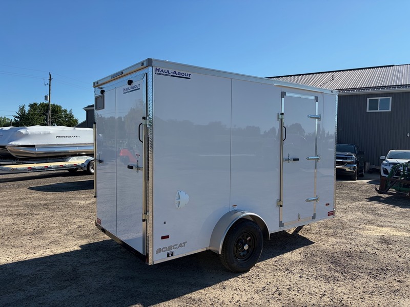 Enclosed Trailers  2027 6x12 Haul-About Bobcat Enclosed Trailer (White) Photo