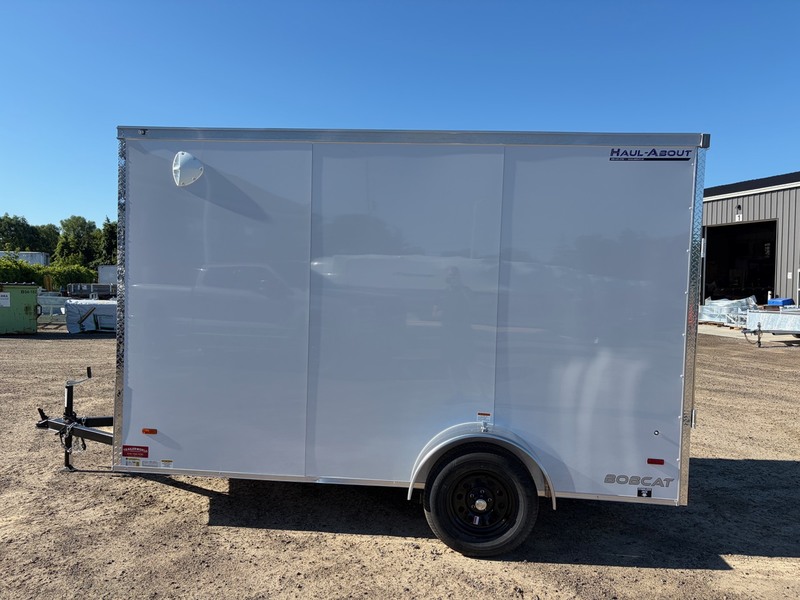 Enclosed Trailers  2027 6x12 Haul-About Bobcat Enclosed Trailer (White) Photo