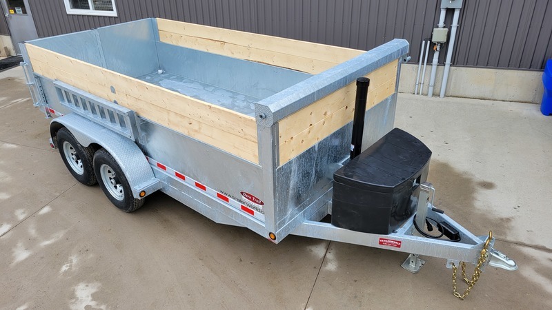 6x12 3.5T Duratrail Galvanized Dump Trailer
