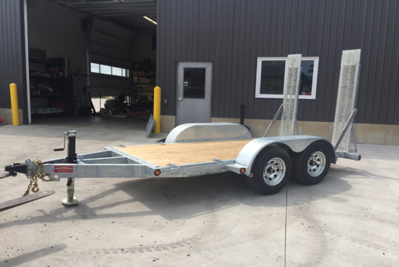 76"X14 5 TON Duratrail Galvanized Scissor Lift Trailer 