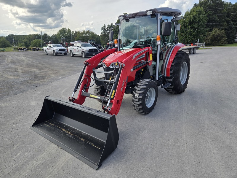 Tractors  Massey Ferguson 1M.40H Cab Tractor With Loader Photo
