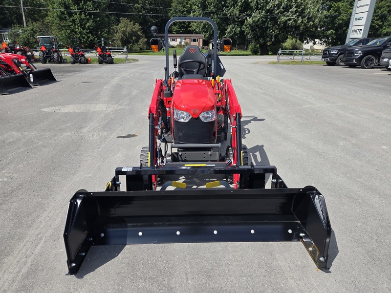 Tractors  Massey Ferguson 1GC.25 Tractor with Snowblower and Snow Pusher Combo Photo