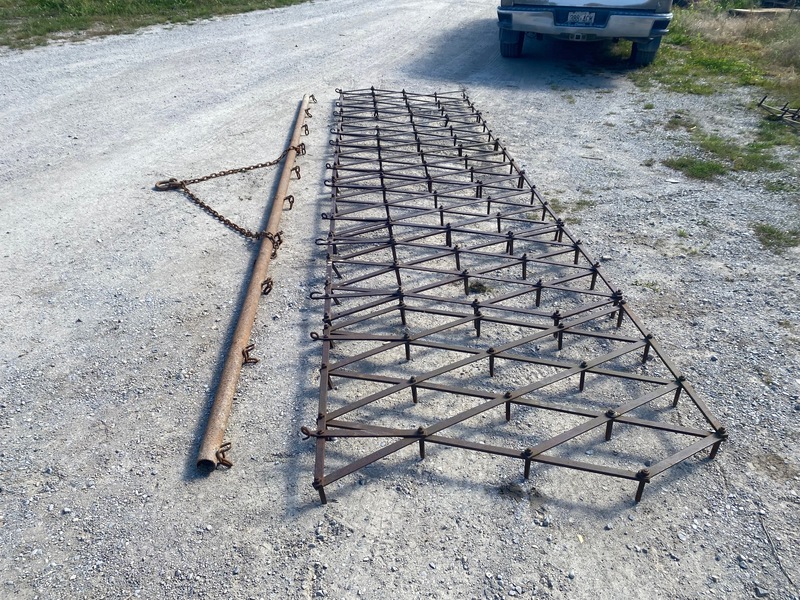 Tillage - Harrow  Diamond Harrows - 16FT - w/ Drag Pole Photo