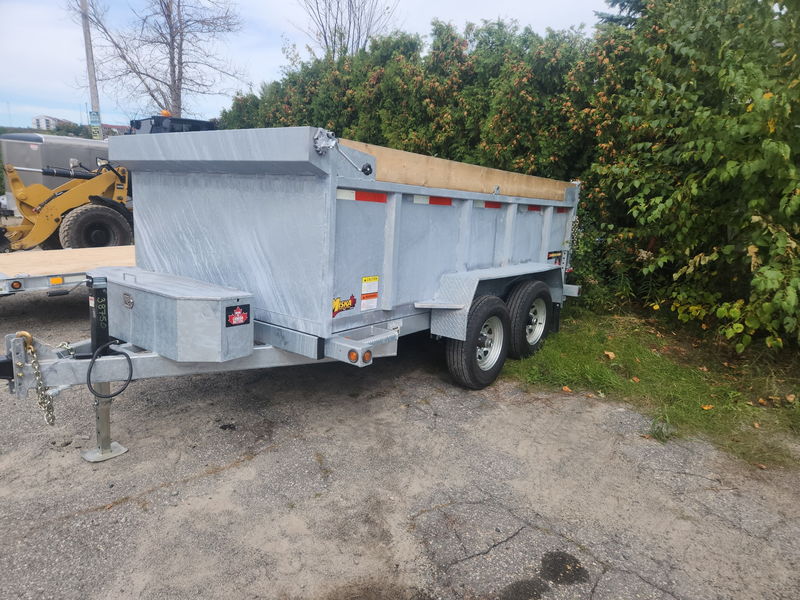 Cargo, Utility Trailers  2026 Miska 5 Ton Galvanized Roofer Dump Trailer Photo